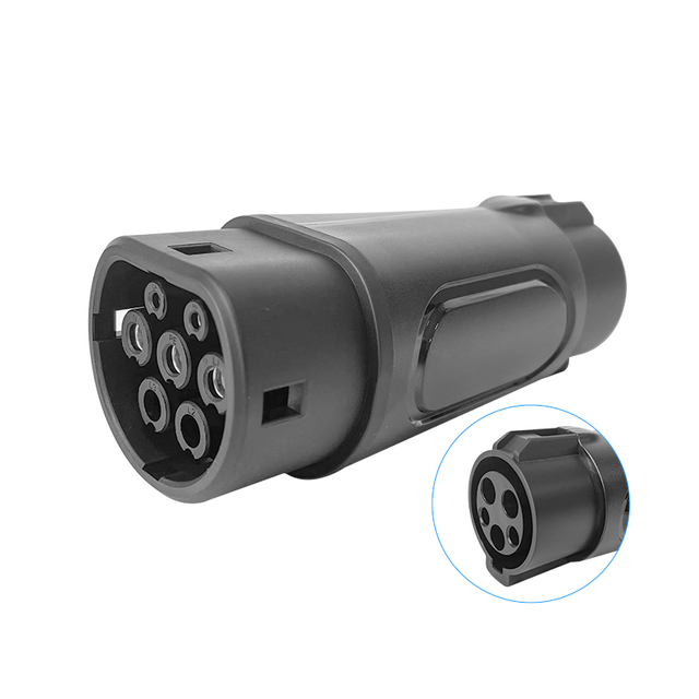 Typ1 bis Typ2 EV-Anschlussadapter 32A 250V für Elektrofahrzeuge