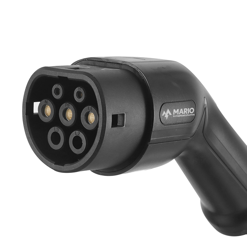  AC EV-Ladeanschlüsse Mode3-Typ2-Typ2 32A 250V mit 5m TPU-Kabel